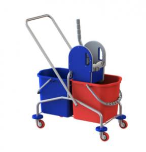 CARRELLO PRO 2 X 25 CROMATO CON STRIZZATORE