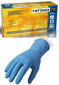 GUANTI MONOUSO NITRILE REFLEXX 70 SENZA POLVERE